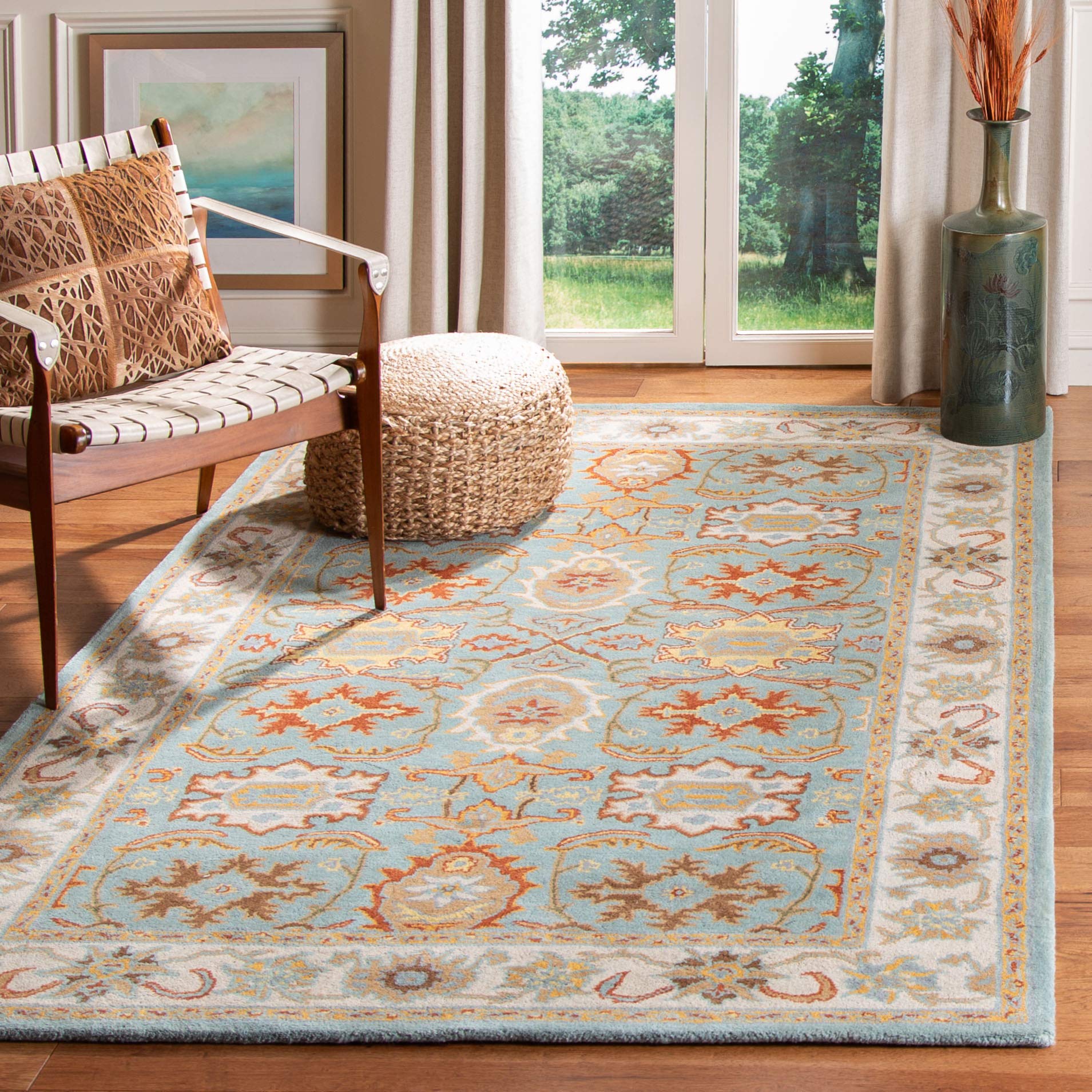 Amazon.com: SAFAVIEH Heritage Collection Area Rug - 5' x 8', Light